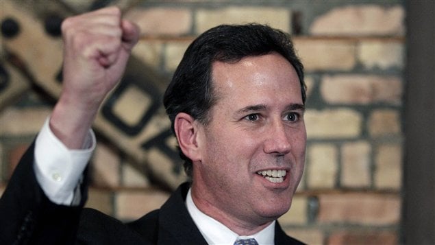 Le républicain Rick Santorum Le républicain Rick Santorum