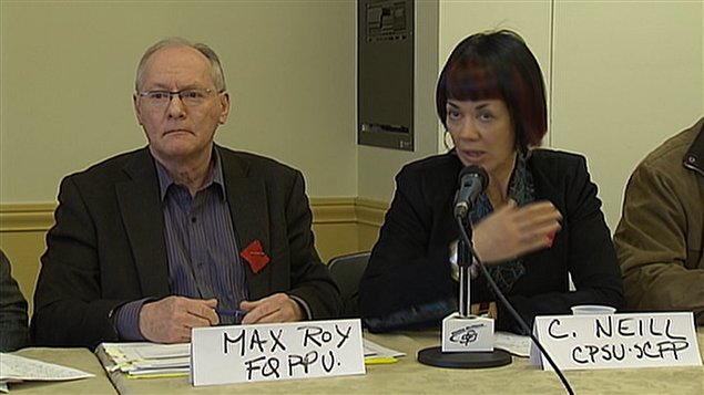 Max Roy, directeur de la FQPPU, et Carole Neill, directrice de la CPSU Max Roy, directeur de la FQPPU, et Carole Neill, directrice de la CPSU