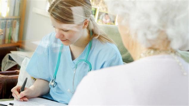 Infirmière au travail Infirmière au travail