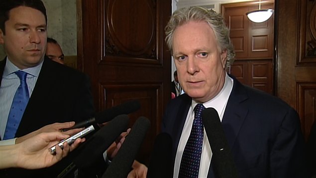 Le premier ministre Jean Charest Le premier ministre Jean Charest