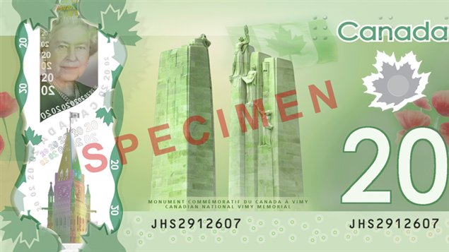 Le nouveau billet de banque de 20 $ en polymère Le nouveau billet de banque de 20 $ en polymère