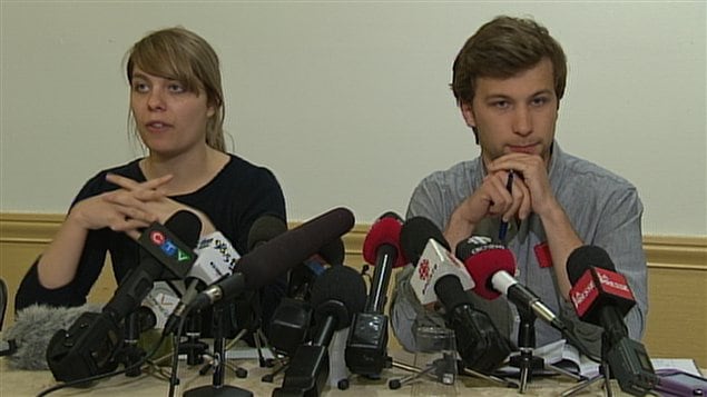 Les porte-parole de la CLASSE, Jeanne Reynolds et Gabriel Nadeau-Dubois Les porte-parole de la CLASSE, Jeanne Reynolds et Gabriel Nadeau-Dubois