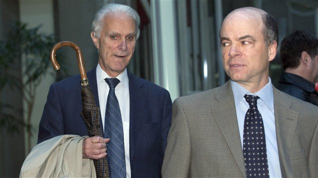 L'ex-juge Jacques Delisle au palais de justice de Québec L'ex-juge Jacques Delisle au palais de justice de Québec