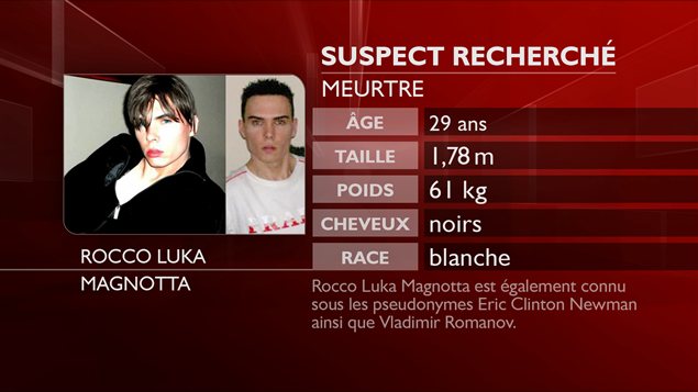 Fiche du suspect recherché Fiche du suspect recherché