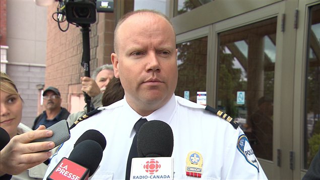 Ian Lafrenière, porte-parole du SPVM. Ian Lafrenière, porte-parole du SPVM.