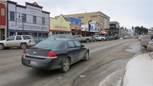 Centre-ville de Whitehorse au Yukon Centre-ville de Whitehorse au Yukon