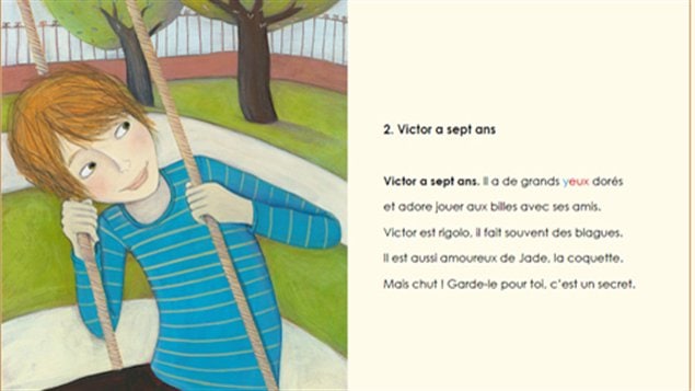 Page du livre Victor et les amulettes Page du livre Victor et les amulettes