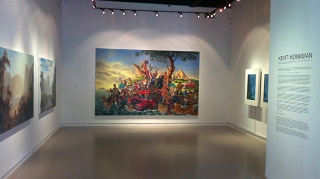 L'artiste d'origine Crie expose à la gallerie Centre Space de Toronto. L'artiste d'origine Crie expose à la gallerie Centre Space de Toronto.