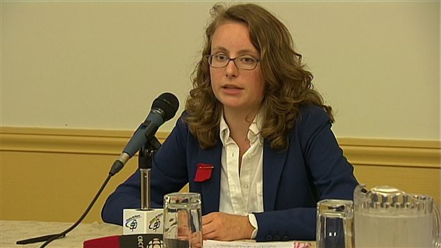 La présidente de la FECQ, Éliane Laberge La présidente de la FECQ, Éliane Laberge
