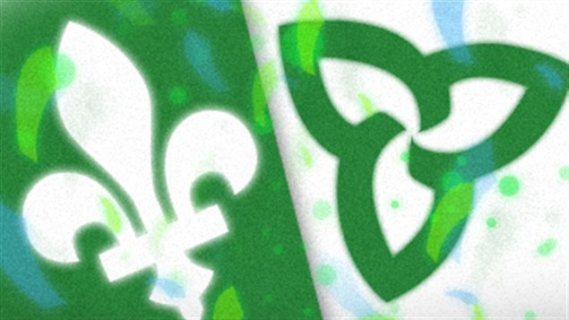 Le drapeau franco-ontarien Le drapeau franco-ontarien