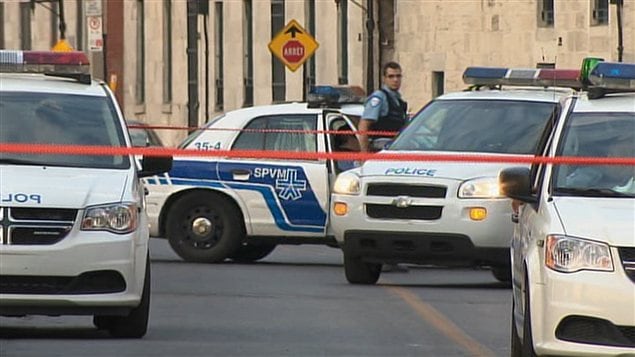 Unités du SPVM dans le Vieux-Port Unités du SPVM dans le Vieux-Port