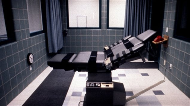 Une chambre d'exécution par injection létale du pénitencier de Terre Haute, dans l'Indiana (archives) Une chambre d'exécution par injection létale du pénitencier de Terre Haute, dans l'Indiana (archives)