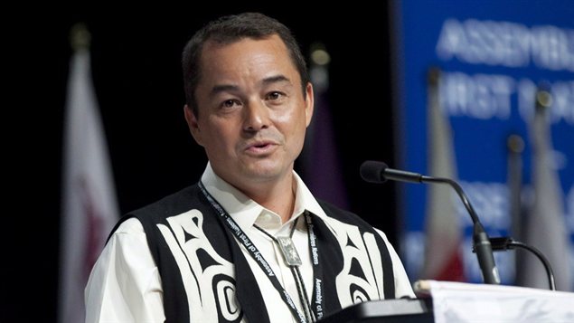Le représentant national des Premières Nations, Shawn Atleo Le représentant national des Premières Nations, Shawn Atleo
