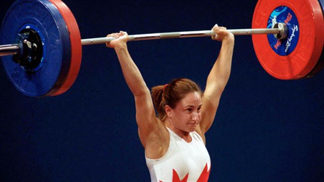 Maryse Turcotte aux Jeux olympiques de Sydney, en 2000.