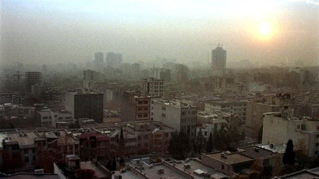 Une vue de la capitale iranienne Une vue de la capitale iranienne