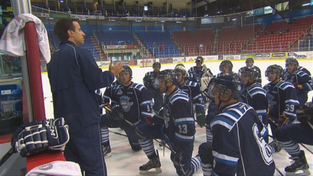 Les Saguenéens de Chicoutimi à l'entraînement Les Saguenéens de Chicoutimi à l'entraînement