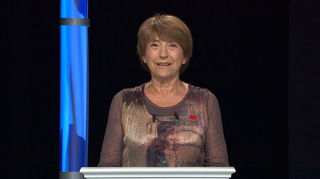 La porte-parole de Québec solidaire, Françoise David La porte-parole de Québec solidaire, Françoise David