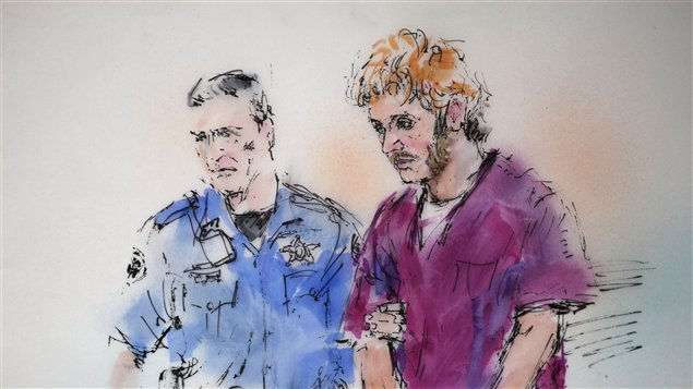 James Holmes, responsable du carnage Aurora le 20 juillet dernier aux États-Unis / Illustration Bill Robles PC James Holmes, responsable du carnage Aurora le 20 juillet dernier aux États-Unis / Illustration Bill Robles PC