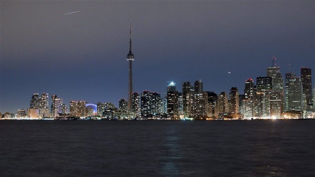 Le centre-ville de Toronto.
