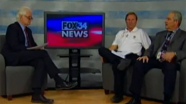 Le juge John Head (à droite) lors de son entrevue à Fox News Le juge John Head (à droite) lors de son entrevue à Fox News