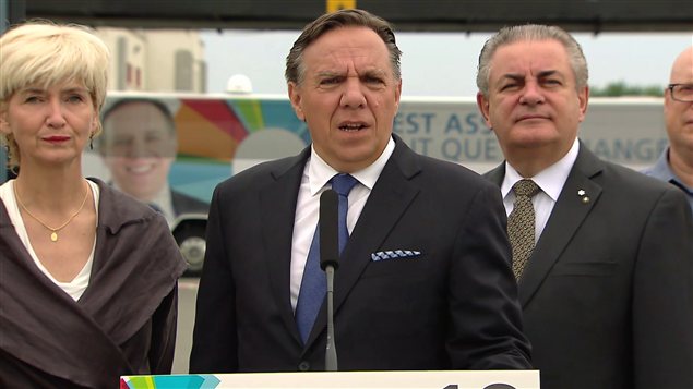 François Legault, au 25e jour de la campagne François Legault, au 25e jour de la campagne