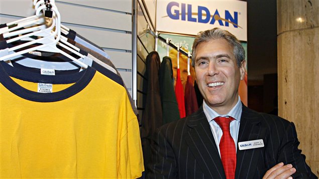 Le président et chef de la direction de Vêtements de sport Gildan, Glenn Chamandy Le président et chef de la direction de Vêtements de sport Gildan, Glenn Chamandy
