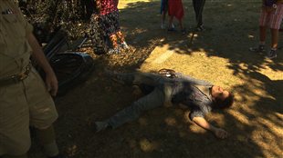Die-in d'un manifestant Die-in d'un manifestant