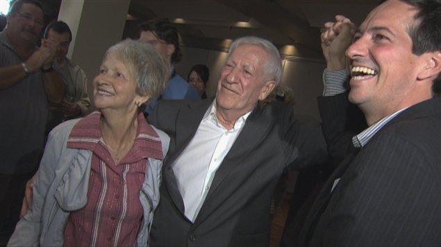 Le député de Chicoutimi, Stéphane Bédard, avec son père, l'ex-ministre de la Justice, Marc-André Bédard. Le député de Chicoutimi, Stéphane Bédard, avec son père, l'ex-ministre de la Justice, Marc-André Bédard.