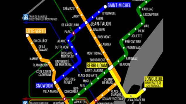 La ligne bleue du métro de Montréal La ligne bleue du métro de Montréal