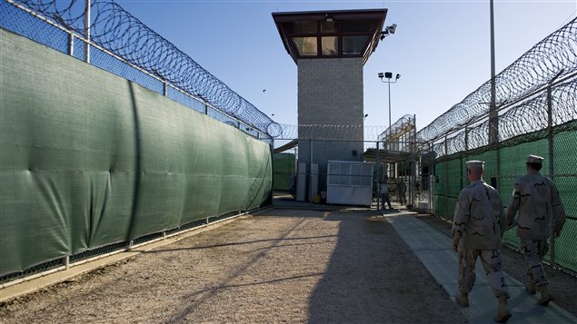 Des militaires américains dans la prison de Guantanamo. Des militaires américains dans la prison de Guantanamo.