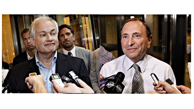 Donald Fehr et Gary Bettman Donald Fehr et Gary Bettman