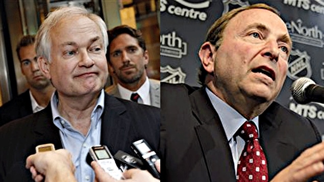 Donald Fehr et Gary Bettman Donald Fehr et Gary Bettman