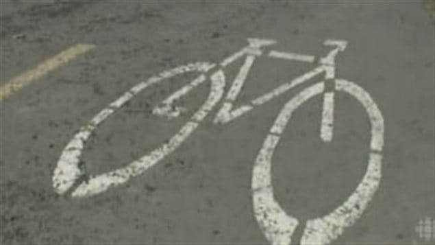 Une piste cyclable Une piste cyclable