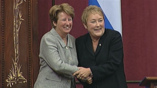 Agnès Maltais et Pauline Marois à l'Assemblée nationale Agnès Maltais et Pauline Marois à l'Assemblée nationale