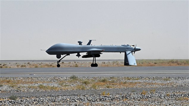 Un drone américain, à Kandahar (archives) Un drone américain, à Kandahar (archives)