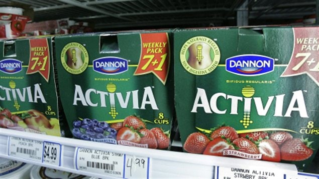 Le produit Activia de Danone Le produit Activia de Danone