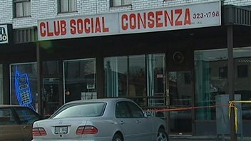 La façade du club social Consenza La façade du club social Consenza