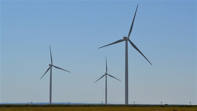 Trois éoliennes Trois éoliennes