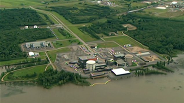 La centrale Gentilly-2 à Bécancour La centrale Gentilly-2 à Bécancour