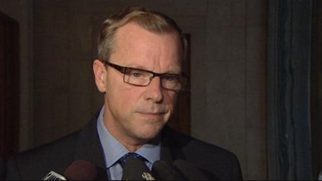 Le premier ministre saskatchewanais Brad Wall Le premier ministre saskatchewanais Brad Wall