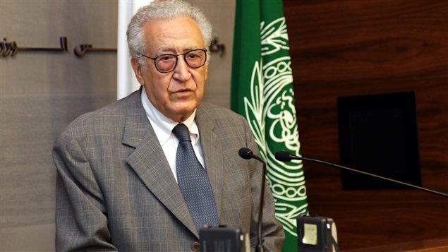 Lakhdar Brahimi lors de son point de presse dans la capitale libanaise Lakhdar Brahimi lors de son point de presse dans la capitale libanaise