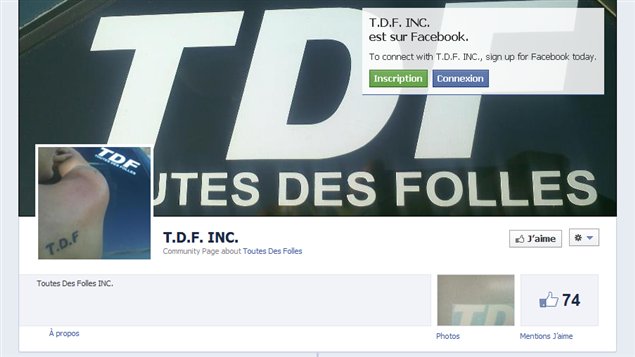 Le site Facebook « Toutes des folles » compte près de 400 membres. Le site Facebook « Toutes des folles » compte près de 400 membres.