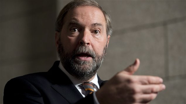 Thomas Mulcair, chef du NPD Thomas Mulcair, chef du NPD