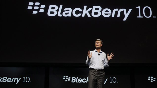 Le PDG de RIM, Thorsten Heins, à San José, en Californie Le PDG de RIM, Thorsten Heins, à San José, en Californie