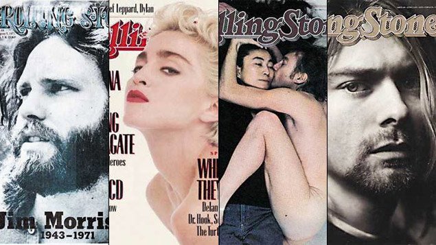 Quelques couvertures du magazine Rolling Stone Quelques couvertures du magazine Rolling Stone