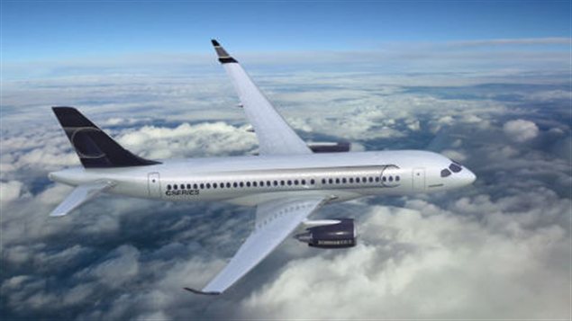 Un C-Series de Bombardier Un C-Series de Bombardier