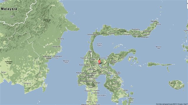 L'ïle de Sulawesi, en Indonésie L'ïle de Sulawesi, en Indonésie