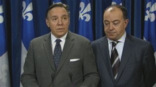 Le chef de la Coalition avenir Québec (CAQ) François Legault. Le chef de la Coalition avenir Québec (CAQ) François Legault.