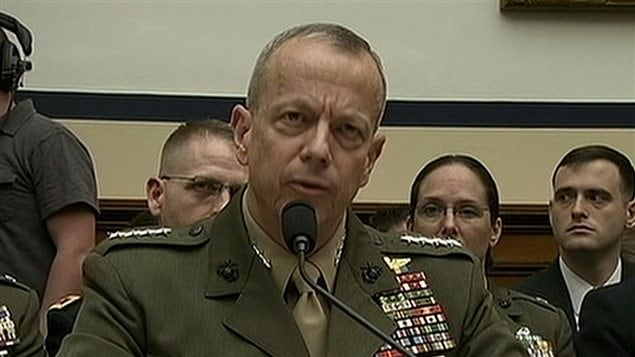 Le général John Allen, commandant des forces de l'OTAN en Afghanistan Le général John Allen, commandant des forces de l'OTAN en Afghanistan