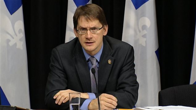 Le ministre Sylvain Gaudreault Le ministre Sylvain Gaudreault